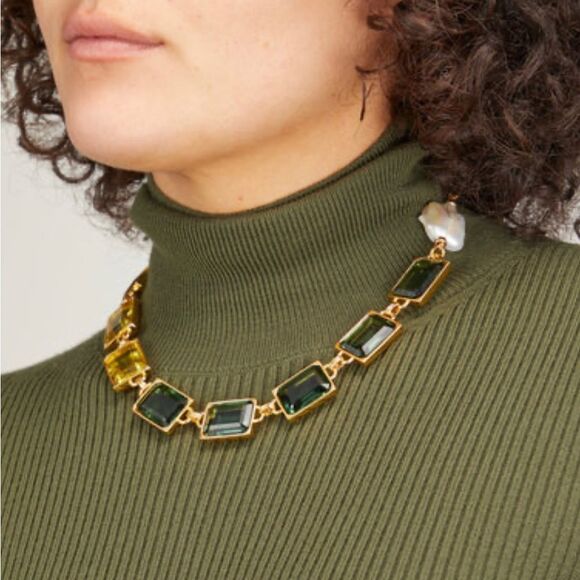 Lizzie Fortunato Vert Collar Necklace in Green - Picture 4 of 10